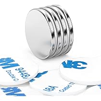 Magneti Al Neodimio ITALFIT 20pz - 20x1,5mm, Adesivi, Forza 1,80kg, Per Casa E Ufficio - Foto 5