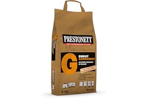 PRESTONETT G - Sac de 5 KG - Enduit de Dégrossissage en Poudre Blanc - Usage Intérieur - Préparation Facile, Très Garnissant 5mm, Égalisation Des Fonds - Idéal pour Rattraper les Supports Irréguliers