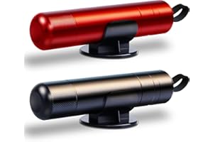 MUEZDUR Car Safety Hammer, Window Glass Breaker and Seat Belt Cutter, Car Safety Tool Emergency Escape Tool (Red+Black)