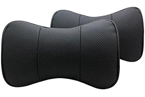 SZSS-CAR autosunshine Echtleder Knochenform Autositz Nacken Rest Kopfstütze bequeme Kissen
