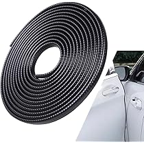 Protezione Bordi Portiere Auto In Gomma - 10m, Nero, Senza Colla, Per Auto, Camion, SUV E Barche