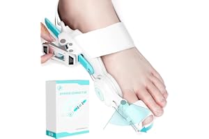 Bunion Corrector, Adjustable Toe Straightener Correctors with Anti-slip Heel Strap Use for Hammertoes, Bunions & Overlapping Toes, Hallux Valgus Splint Wearing it consistently for 2 to 3 months