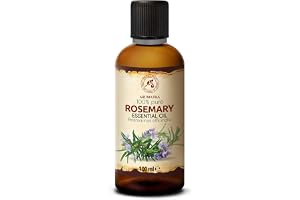 Eterisk Rosmarinolja 100 ml - Rosmarinus officinalis - Naturlig Doftolja - för Diffuser och Aromalampa - Bastu - Hem & Rum - Aromaterapi - Långvarig doft - Luftfräschare