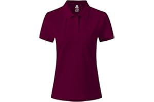 AjezMax Femme Performance Polo à Manches Courtes Sport Tennis Golf Hauts
