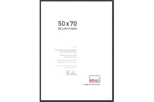 DEHA Design Ramka na zdjęcia Boston, 50x70 cm, Anodowanie na czarno matowe