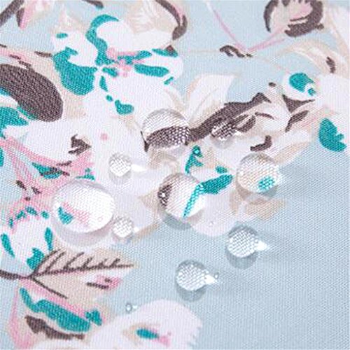 BJFF® Duschvorhang Shower Curtains Polyester-Gewebe Bad Vorhänge wasserdicht undurchsichtig Mehltau resistent Verdickung Bad Vorhänge geschnitten atmungsaktiv Badevorhänge grün , 150 width *180 high + ring - 2