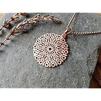 Kette Mandala 925er Rosegold 1