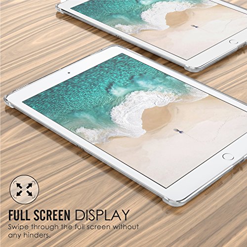 MoKo Hülle für iPad Pro 10.5 Zoll 2017 – Ultra Slim Translucent Hart Polycarbonate Schale Schutzhülle Case Cover für Apple iPad Pro 10.5 Tablet, Transparent - 3