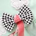 Koly Newborn Baby Clothing Sets Long-Sleeved Kids Girls Flower Bow Shirt Plaid Pant Set+1 baby headband