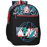 Disney Marvel Marvel Shield, Children's Backpack, School Bag, Made of Polyester, Wide and Adjustable Straps, Various Pockets,