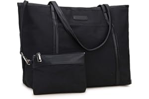 VX VONXURY Bolso Portátil Grande para Mujer 15.6 Pulgadas con Bolsa Pequeña - Bolso Tote Shopper para Trabajo, Universidad y Compras
