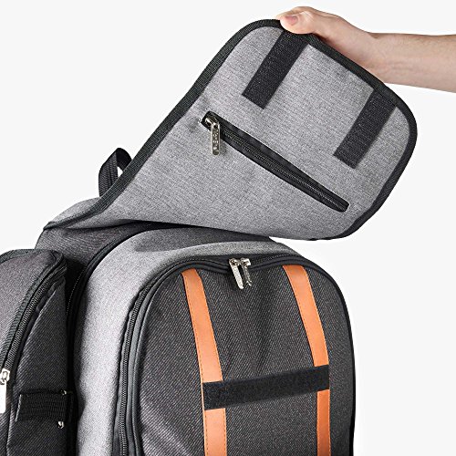 VonShef Picknick-Rucksack mit Decke für 4 Personen - 6