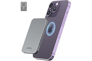 HINOVO Powerbank MagSafe 5000mAh, 8.9mm Ultra Sottile Power Bank Wireless, Magnetico Batteria 20W PD Ricarica Rapida Caricabatterie Portatile per iPhone 16/15/14/13/12 Serie