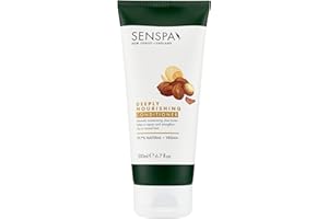 SenSpa Deeply Nourishing Conditioner - Vegan Shea Butter & Argan Oil Deep Conditioning Treatment for Dry to Normal Hair, Silicone & Sulphate Free Conditioner for Dry Damaged Hair - 200ml