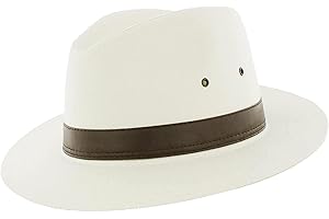 The Hat Company Mens Cotton Fedora A232