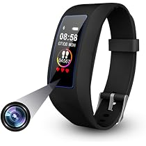 Mini Fotocamera Spia HD1080P Orologio Braccialetto DV Registratore SmartCam