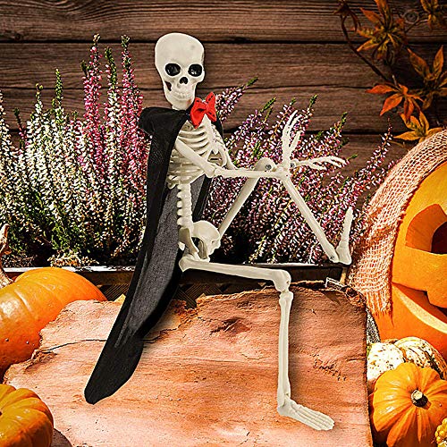 YISC Esqueleto de Halloween Modelo de Esqueleto de Cuerpo...