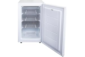SIA UCF50WH Freestanding Under Counter Freezer, 77L Capacity, 4* Freezer Rating, E Rated, 50cm Wide, Reversible Door, White, 2 Years Parts & Labour Guarantee