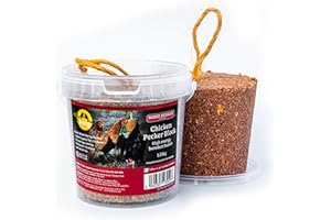 Chubby Pet Products Feldy Hanging Chicken Pecker Block - Berry Flavour 1.25kg