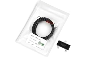 Chanzon 100 pezzi 2N7002 SOT-23 SiC Mosfet MOS N-Channel Transistor n-fet 115 mA SMD