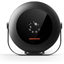 zelt heizlüfter Spider Farmer Heizlüfter,540W 10-PTC Heizung für Pflanzenräume Growzelte Shell Color:BLACK Ferrino Tent Den 2 Effects Vibrato