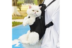 Lidzopas Mochila transportadora para mascotas, pequeña, Schwarz, gato, perro, viaje (coche, avión), paseos cortos