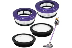 Hometimes HEPA Filter Kompatible mit Anyson Stars 5 45000Pa/550W/70Min Staubsauger Kabellos, Waschbar & Wiederverwendbar, fängt 99,97% aller Feinstäube (2+2)