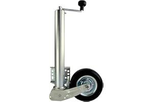 trailer parts4u Rueda de apoyo automática Winterhoff con brida universal, 250 kg, 60 mm, para remolque de automóviles