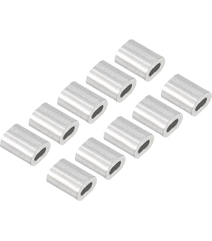 XYWHPGV Manchon ovale en aluminium M2.5 2.7mm (7/64 pouces