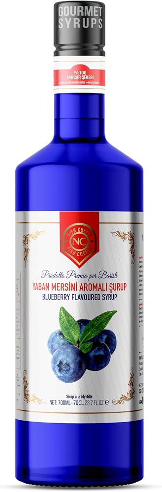 Nish Yaban Mersini (Blueberry) Aromalı Şurup 700 ML - Pet Şişe