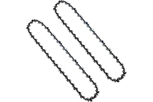 Opuladuo 2X 12 Inch (30 cm) Chainsaw Chains for Dewalt DCM565N, Replacement Chain Saw Chain fit Ryobi OCS1830-3/8" Pitch, .043"(1.1 mm) Gauge, 45 Drive Links