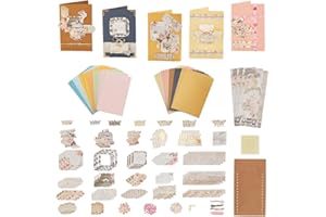 AHANDMAKER DIY Envelope & Card Making Kits, Muti-Kinds Handmade Greeting Card Sets Make Your Own Card Crafts for Thanksgiving Christmas Birthday Present Classroom Exchange