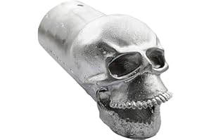 woyufen Skull Exhaust Tip,Skull Exhaust Pipe Decoration - 1.97inch Motorbike Exhaust Pipe Decoration For Halloween, Motorcycle Decorative Accessories