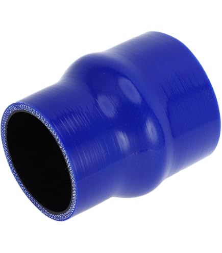 Réducteur Droit En Silicone Noir 63mm à 45mm - Silicon Hoses - Neuf Sous Emballage