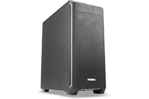 Antec P7 Silent Carcasa de Ordenador Midi-Tower Black - Caja de Ordenador (Midi-Tower, PC, Plastic, SGCC, ATX, Micro-ATX, Mini-ITX, Black, 16.5 cm)