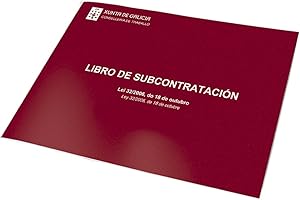 Dohe 9991 – Buch für Untervergabe von Antervergabe von Aufleien, in Galicisch und Spanisch [nicht in deutscher Schreibung]