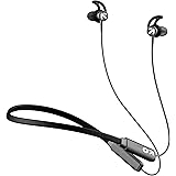 GOBOULT (Formerly Boult Newly Launched EQCharge Bluetooth Earphones with 32H Playtime, Zen ENC Mic, Dual Device Connectivity, Type C Fast Charging, 14.2mm Bass Driver, Made in India (Jet Black): 