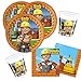 Produktbild 36-teiliges Party-Set Bob der Baumeister - Teller Becher Servietten für 8 Kinder