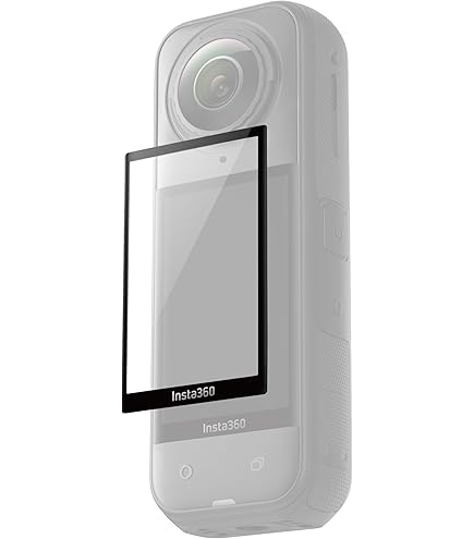 Film Protection Caméra 360 Degrés Protecteurs écran Verre Trempé Pour Insta360 X4 - Lot De 2, 9H, 0.3mm, Anti-rayures Protection Insta 360 X5