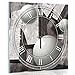 Produktbild Glasuhr Wanduhr Uhr Bilduhr ForWall 3D Graue Geometrische Figuren Glass Picture Wall Clock Blatt G7 (40cm. x 40cm.) AMFCGB10235G7 Abstrakt Kunst Abstraktion 3D Geometrie