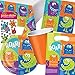 Produktbild Carpeta 101-tlg. Party-Set * Monster * für Halloween & Kindergeburtstag | mit Teller + Becher + Servietten + Deko | Kinder Geburtstag Motto Grusel süß