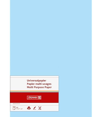 Papier Multifonctions A4 80 G/m² - 50 Feuilles Couleur Jaune, Surface Mate