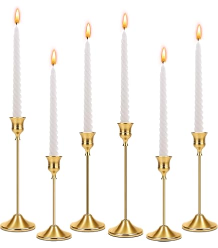 Lot De 3 Bougeoirs Dorés - Déco Fêtes Ou Mariage - État Neuf (sans Boîte)