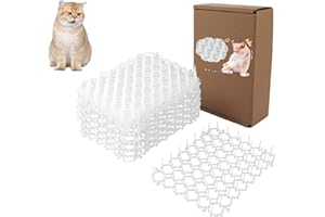 VULEVIRTUE 12 Pcs Alfombrilla Anti Gatos,Ahuyentador Gatos Plástico Repelente Gatos Pinchos para Gatos Anti Estera del Gato para Jardinería Plástico Ahuyentador Palomas para Proteger Las Plantas,Jardin y Hogar
