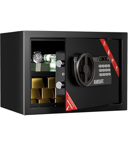 YWSZJ Biométrique d'empreintes digitales de sécurité Coffre-Fort, Gun for Pistols Coffres-forts, Verrouillage boîte Armoires, Solide en Acier sûr for l'argent Strongbox (Color : Tyrant Gold YWSZJ Biométrique d'empreintes digitales de sécurité Coffre-Fort, Gun for Pistols Coffres-forts, Verrouillage boîte Armoires, Solide en Acier sûr for l'argent Strongbox (Color : Tyrant Gold