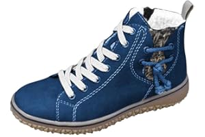 UnoSheng Ankle Boots Women's Lined Women Warm Plus Size Casual Flat Shoes Wedges Compatible with Motorcycle Women 37