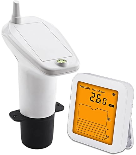 Buy Tank Level Sensor, Water Tank Level Meter Ultrasonic Digital Display Depth Gauge Sensor Monitor System For Tank Testers And Detectors - View #12