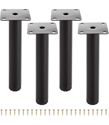 IMEX EL ZORRO Möbelbeine Mit Rädern – 4 Stück, Metall, 35 X 3,5 X 3,5 Cm