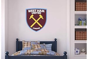 Beautiful Game Official West Ham United Crest Wall Sticker (60cm)