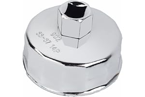YZYUN Chiave per filtro dell'olio da 67 mm/66 mm, 14 scanalature, strumento di rimozione del tappo del filtro dell'olio, compatibile con Hyundai, Mazda, Mitsubishi, Geely, Ford, KIA, Suzuki, ecc.